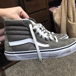 brown/gray vans